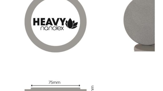 Nanolex poleerimispadi, 95x13x75, tugev, hall 3tk