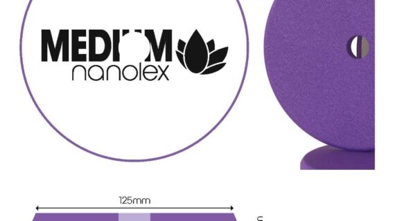 Nanolex poleerimispadi DA 145x25x125, keskmine, lilla 1tk