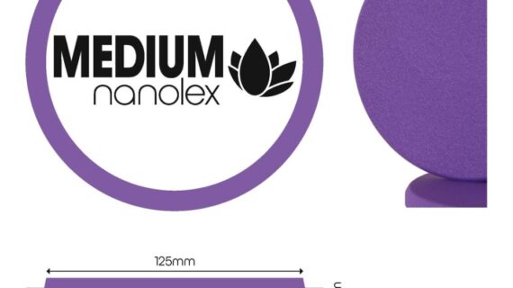 Nanolex poleerimispadi 145x25x125, keskmine, lilla 1tk